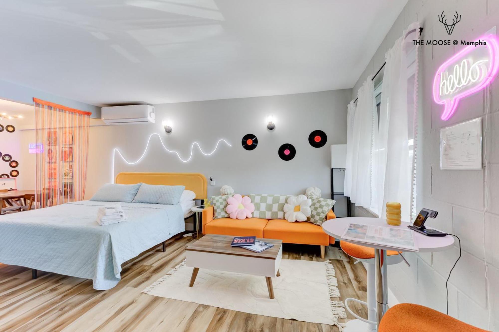 The Moose #10 - Stylish Loft With King Bed, Free Parking & Wi-Fi Apartman Memphis Kültér fotó