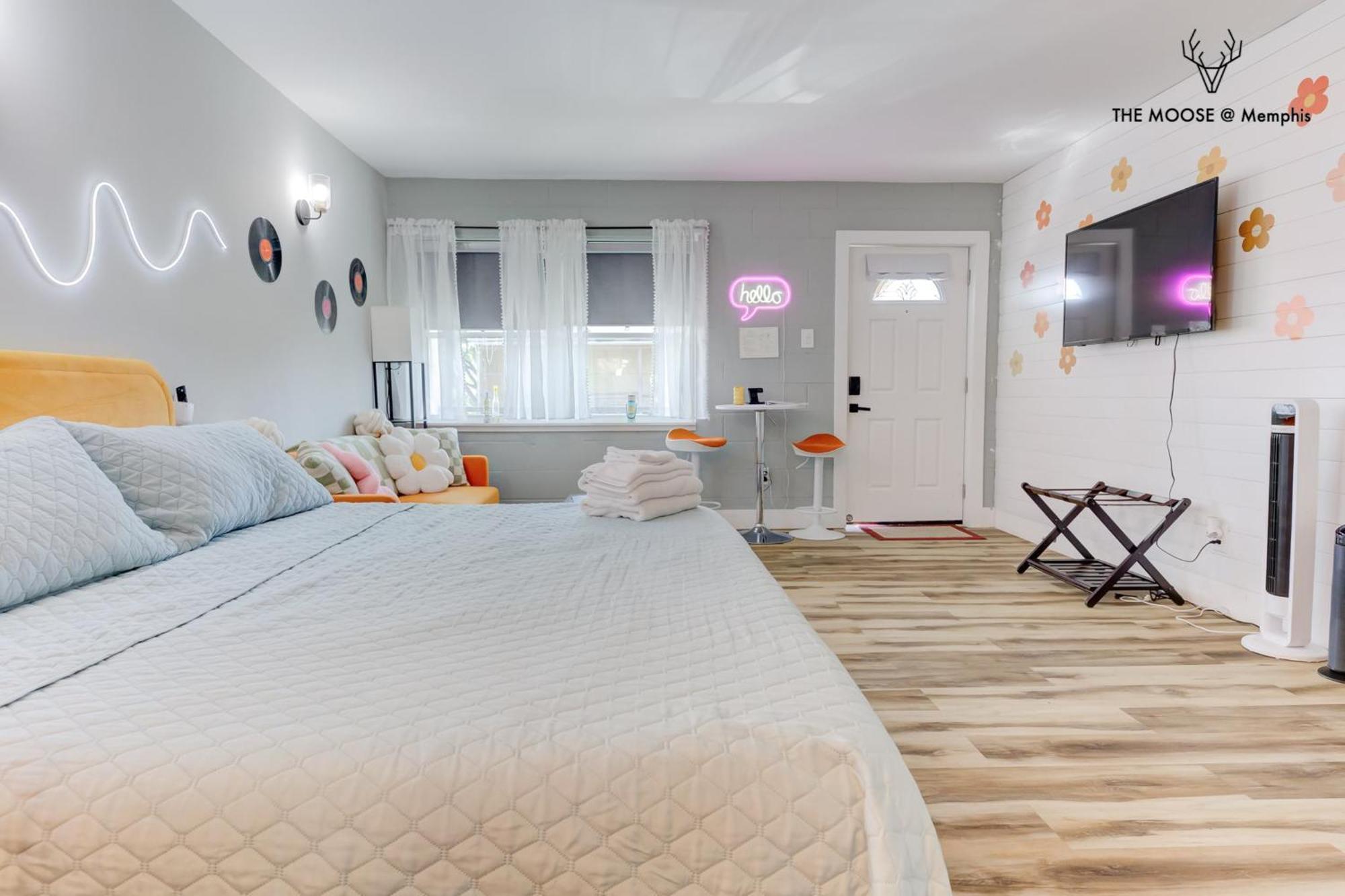 The Moose #10 - Stylish Loft With King Bed, Free Parking & Wi-Fi Apartman Memphis Kültér fotó