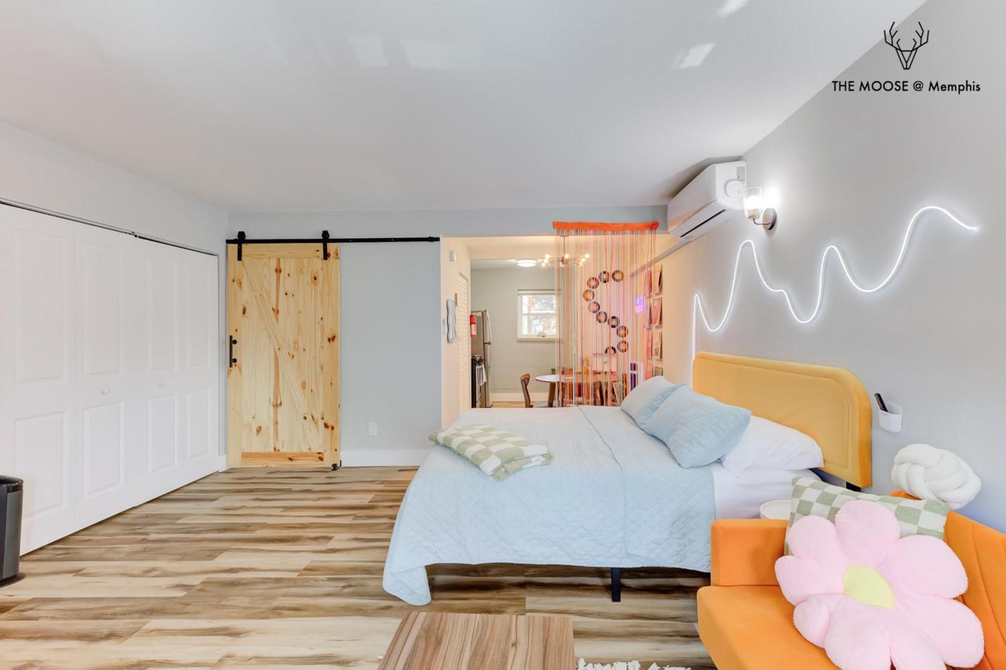 The Moose #10 - Stylish Loft With King Bed, Free Parking & Wi-Fi Apartman Memphis Kültér fotó